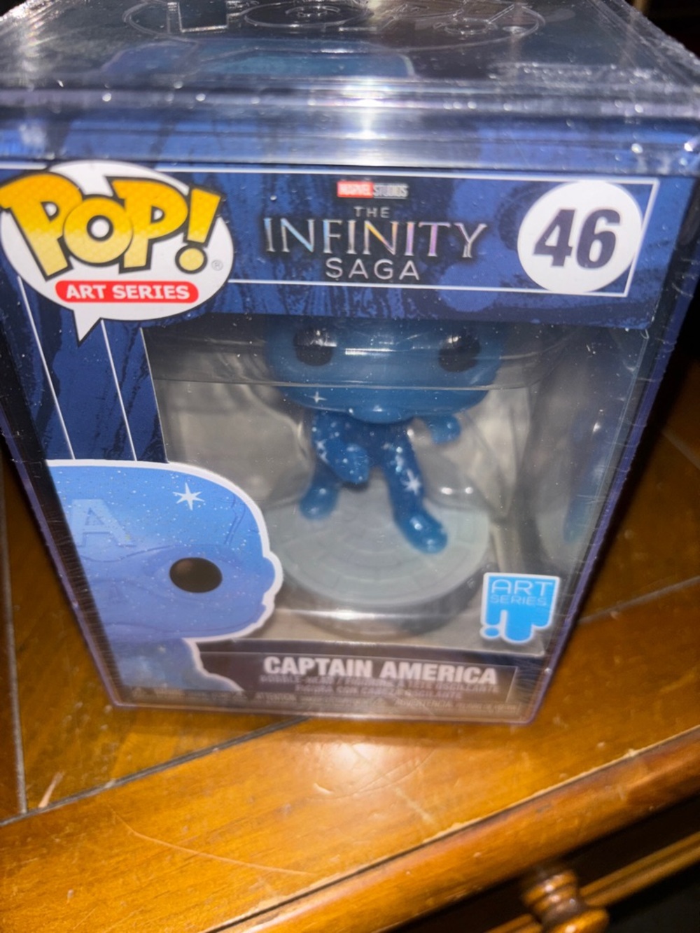 Funko Pop! Art Series Captain America - Blue